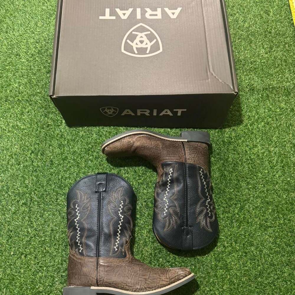 Ariat brown black leather
